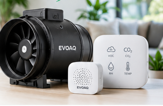 Clean illustration for demand-controlled ventilation