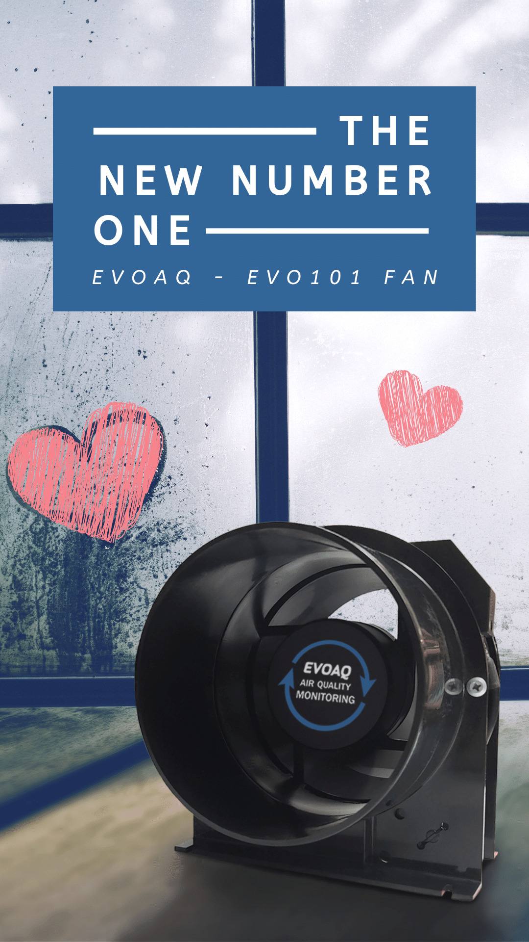 Whole house extract ventilation system - EVOAQ bathroom fan